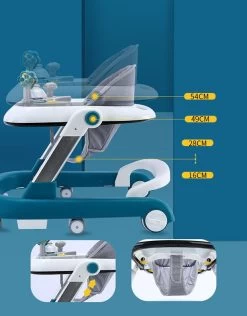 Eco Toys Stonegreen 2-in-1 Loopstoel HC546172 -Babywinkel Verkoop eco toys 2 in 1 loopstoel hc546172 11 2