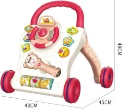 Eco Toys Roze Loopwagen Met Muziek CH79862 -Babywinkel Verkoop eco toys roze loopwagen met muziek ch79862 001 1920x1920