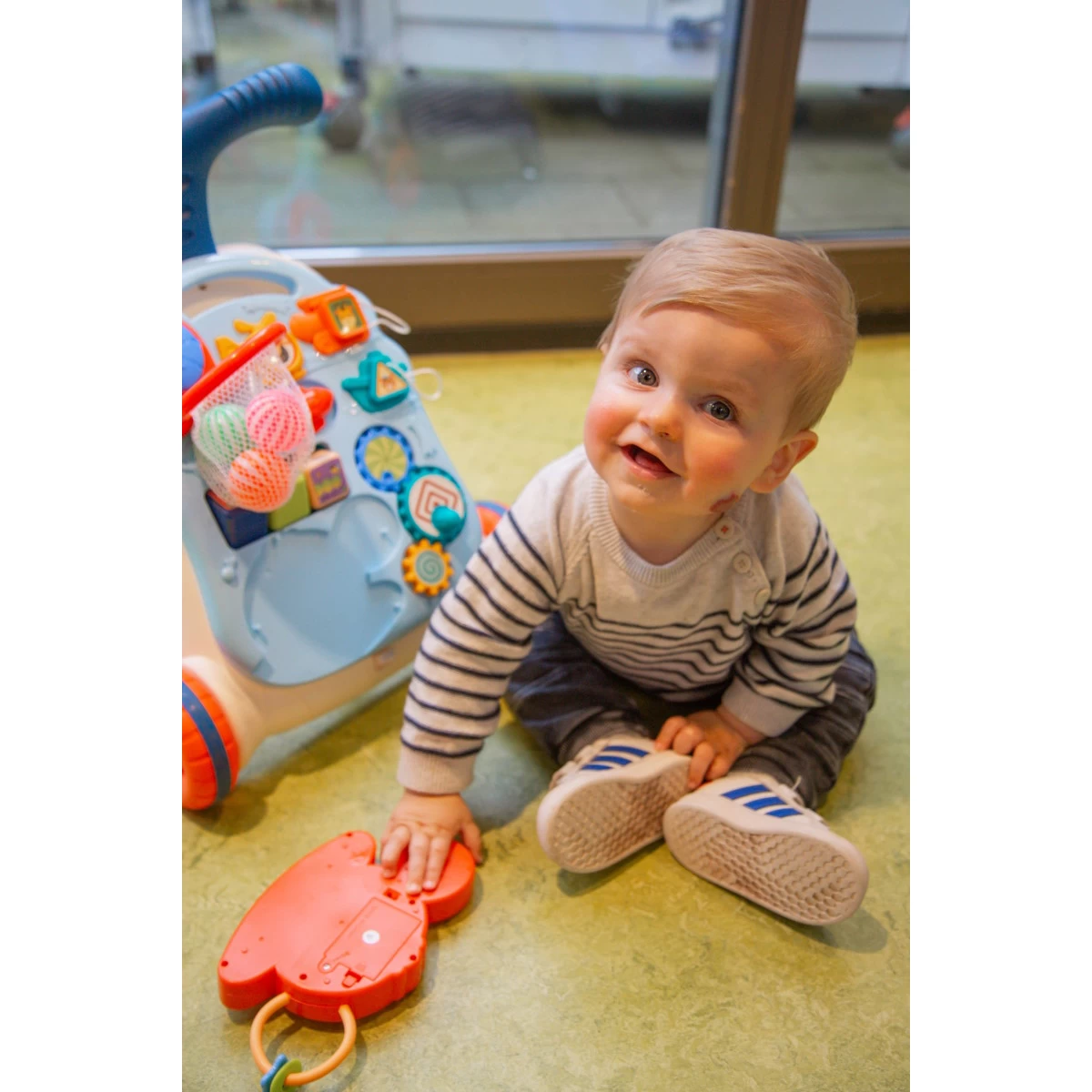 Eco Toys Study Desk Walker Blue Loopwagen HC505277 10 Eco Toys Study Desk Walker Blue Loopwagen HC505277 - Afbeelding 8