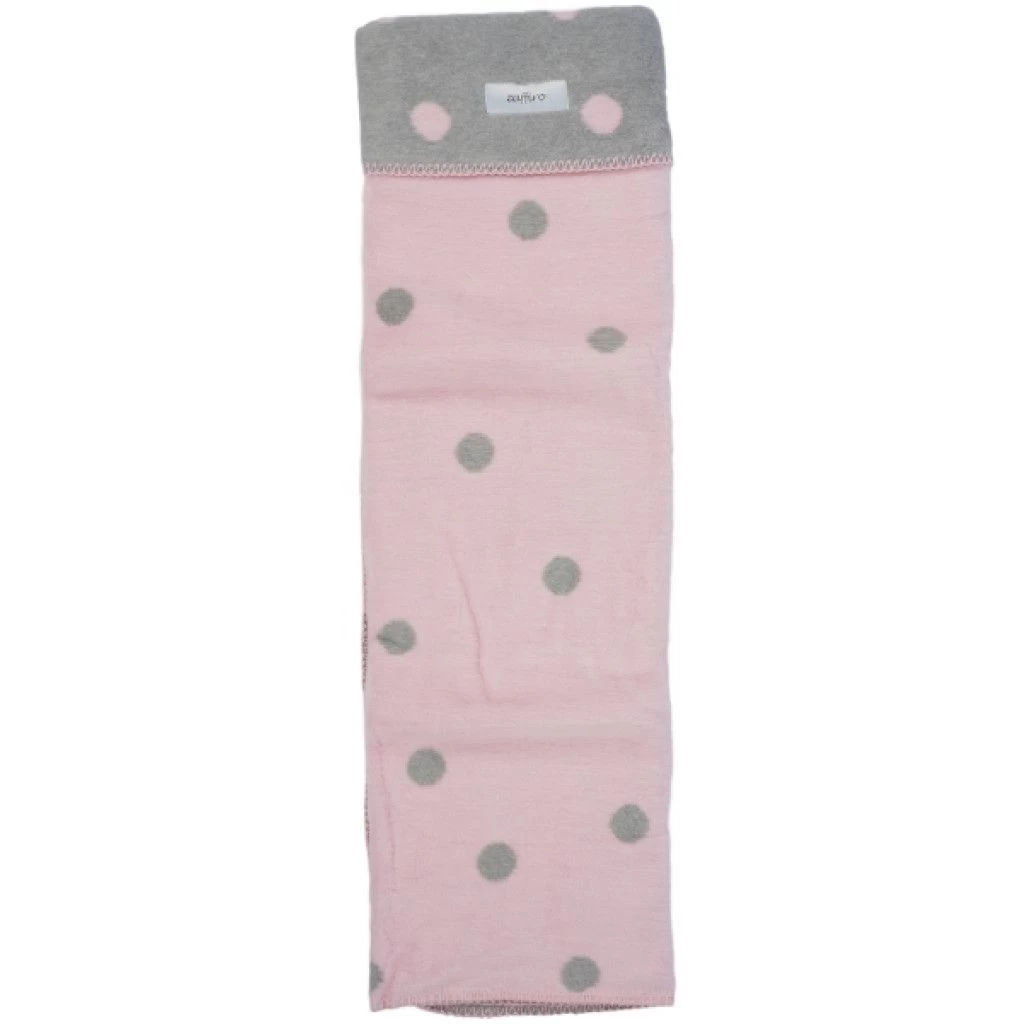 Zaffiro Grijs & Roze Gestipt 75 X 100 Cm Wiegdeken 15069 4 Zaffiro Grijs & Roze Gestipt 75 X 100 Cm Wiegdeken 15069 - Afbeelding 2