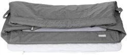 Babygo Together Grey Wieg Aan Bed 4601 -Babywinkel Verkoop i no460 1 together fabric folded grey