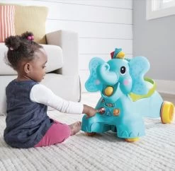 Infantino Sensory Ollie 3-in-1 Olifant Loopwagen BK-217023 -Babywinkel Verkoop infantino ollie olifant 3 in 1 loopwagen 13