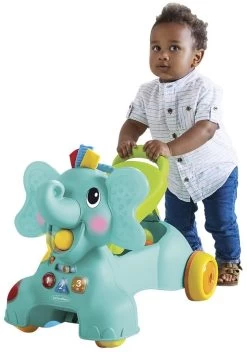 Infantino Sensory Ollie 3-in-1 Olifant Loopwagen BK-217023 -Babywinkel Verkoop infantino ollie olifant 3 in 1 loopwagen 8