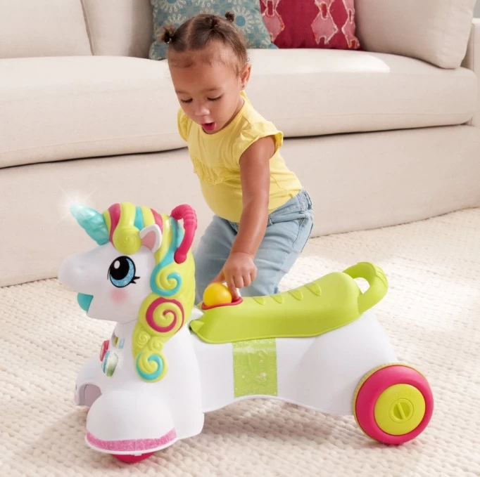 Infantino Sensory Smilin' Shimmer 3-in-1 Eenhoorn Loopwagen BK-227018 11 Infantino Sensory Smilin' Shimmer 3-in-1 Eenhoorn Loopwagen BK-227018 - Afbeelding 9