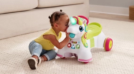 Infantino Sensory Smilin' Shimmer 3-in-1 Eenhoorn Loopwagen BK-227018 12 Infantino Sensory Smilin' Shimmer 3-in-1 Eenhoorn Loopwagen BK-227018 - Afbeelding 10