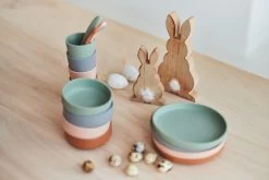 Jollein Ash Green Siliconen Dinerset 705-007-00095 -Babywinkel Verkoop jollein siliconen dinerset 3