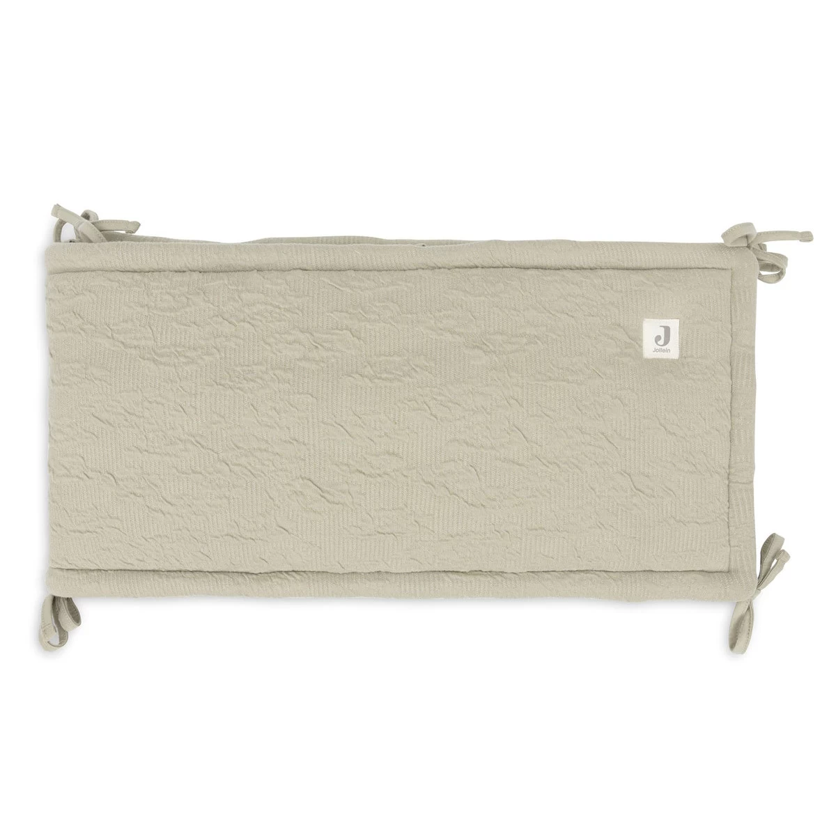 Jollein Soft Waves Olive Green 30 X 180 Cm Bedbumper 004-895-67052 4 Jollein Soft Waves Olive Green 30 X 180 Cm Bedbumper 004-895-67052 - Afbeelding 2