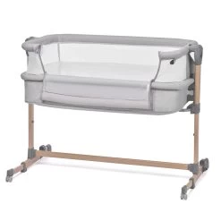 Kinderkraft Neste Air Grey-Wood Wieg Aan Bed KKLNEAIRGRY00W -Babywinkel Verkoop kinderkraft neste air grey wood wieg aan bed kklneairgry00w .3