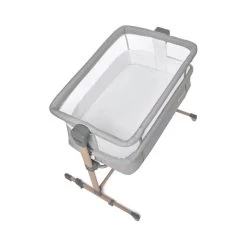 Kinderkraft Neste Air Grey-Wood Wieg Aan Bed KKLNEAIRGRY00W -Babywinkel Verkoop kinderkraft neste air grey wood wieg aan bed kklneairgry00w .6