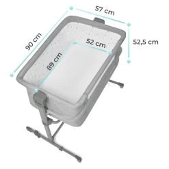 Kinderkraft Neste Up Beige Wieg Aan Bed KKLNESTBEG000N 24 Kinderkraft Neste Up Beige Wieg Aan Bed KKLNESTBEG000N -Babywinkel Verkoop kinderkraft neste up grey light melange wieg aan bed kklnestgry000n 8 1