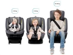Kinderkraft Xpedition Grey 360º 0-36 Kg Isofix Autostoel KCXPED00GRY0000 -Babywinkel Verkoop kinderkraft xpedition 0 36 kg isofix autostoel 1 1