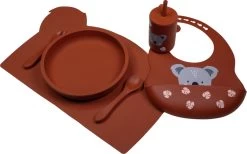 Tryco Dark Rust Siliconen Bord TR-392821 -Babywinkel Verkoop koala dark rust silicone collection 02 3