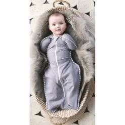 Love To Dream Swaddle Up 1.0 Grey Small 3-6 Kg Inbakerslaapzak L1001001GRS -Babywinkel Verkoop kraken 1 2