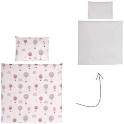 Lorelli Eva Grey Balloons 5-delige Set Voor Wieg En Ledikant 2080114-5301