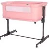 Lorelli Milano Pink 2-in-1 Wieg Aan Bed 1008044-0001 -Babywinkel Verkoop lorelli milano pink 2 in 1 wieg aan bed 1008044 0001 1