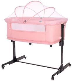 Lorelli Milano Pink 2-in-1 Wieg Aan Bed 1008044-0001 -Babywinkel Verkoop lorelli milano pink 2 in 1 wieg aan bed 1008044 0001 2