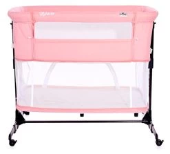 Lorelli Milano Pink 2-in-1 Wieg Aan Bed 1008044-0001 -Babywinkel Verkoop lorelli milano pink 2 in 1 wieg aan bed 1008044 0001 4