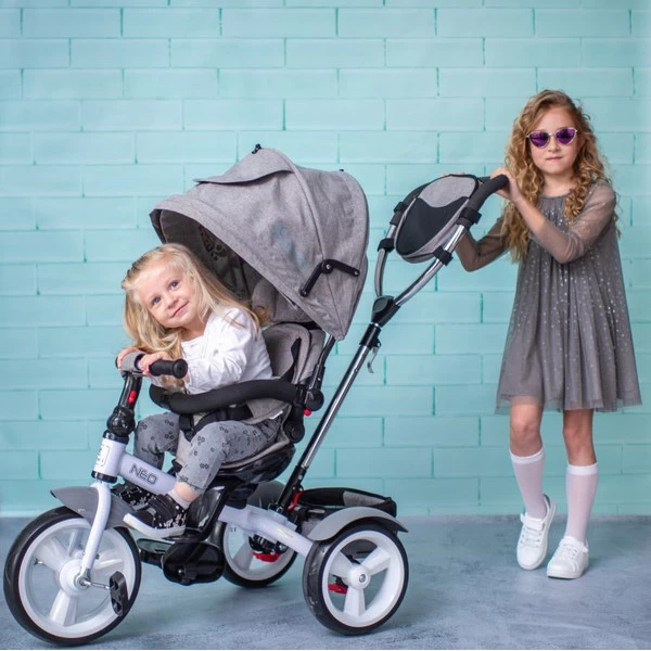 Lorelli Neo Grey Luxe Driewieler 1005033-2102 10 Lorelli Neo Grey Luxe Driewieler 1005033-2102 - Afbeelding 8