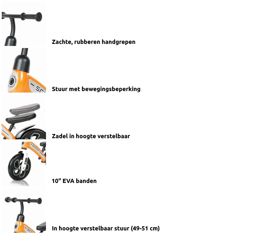 Lorelli Scout Red Loopfiets 1041001-0004 7 Lorelli Scout Red Loopfiets 1041001-0004 - Afbeelding 5