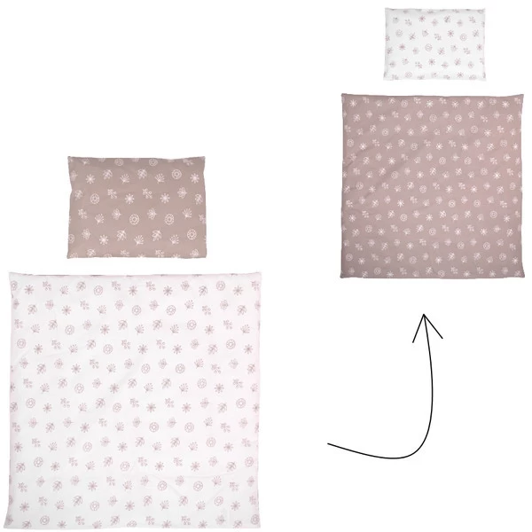 Lorelli Eva Abstract Leaves Grey/Beige 5-delige Set Voor Wieg En Ledikant 2080114-5001 3 Lorelli Eva Abstract Leaves Grey/Beige 5-delige Set Voor Wieg En Ledikant 2080114-5001