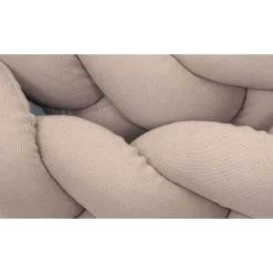 MamaLoes Amy Ajour Nougat 210 Cm Braided Bedbumper 84269 -Babywinkel Verkoop mamaloes amy ajour nougat 210 cm braided bedbumper 84269 4