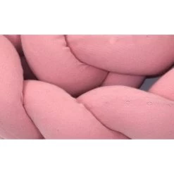 MamaLoes Amy Ajour Roze 210 Cm Braided Bedbumper 84268 -Babywinkel Verkoop mamaloes amy ajour roze 210 cm braided bedbumper 84268 4