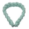 MamaLoes Amy Ajour Stonegreen 210 Cm Braided Bedbumper 84270 2 MamaLoes Amy Ajour Stonegreen 210 Cm Braided Bedbumper 84270 -Babywinkel Verkoop mamaloes amy ajour stonegreen 210 cm braided bedbumper 84270 1