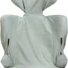 MamaLoes Badstof Stone Green Groep 2/3 Autostoelhoes ML6487