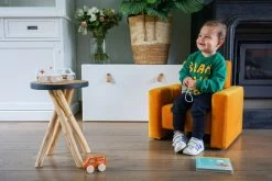 Ding Jamie Velvet Zwart Kinderfauteuil DI-34203 -Babywinkel Verkoop mamaloes ding jamie 04 5
