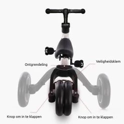 Eco Toys Wit 4-in-1 Loopfiets HC492494 -Babywinkel Verkoop mamaloes eco toys rood 2 in 1 loopfiets hc492494 2