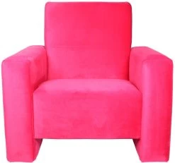 Ding Jamie Velvet Roze Kinderfauteuil DI-34206