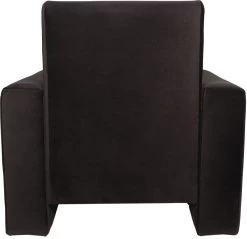 Ding Jamie Velvet Zwart Kinderfauteuil DI-34203 -Babywinkel Verkoop mamaloes kinderfauteuil velvet zwart 03k