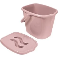 MamaLoes Licht Roze Badset Incl. Graphite Badstandaard -Babywinkel Verkoop mamaloes licht roze luieremmer ml050304 1 3