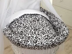 MamaLoes Panter Grijs Deluxe Wit Baby Wiegje 80749 -Babywinkel Verkoop mamaloes panter grijs deluxe wit baby wiegje 80749 4