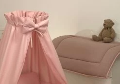 MamaLoes Pure Roze Deluxe Wit Baby Wiegje 80634 -Babywinkel Verkoop mamaloes pure roze deluxe wit baby wiegje 80634 3