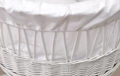 MamaLoes Rotan Wit Baby Wiegje 66755 -Babywinkel Verkoop mamaloes rotan wit baby wiegje 2