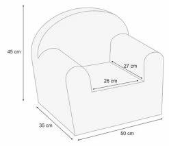 Albero Mio Velvet Grijs Kinderfauteuil -Babywinkel Verkoop mamaloes velvet grijs kinderfauteuil 5