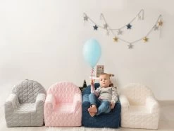 Albero Mio Velvet Navy Kinderfauteuil -Babywinkel Verkoop mamaloes velvet navy kinderfauteuil 4