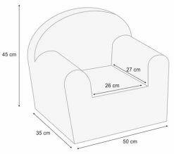 Albero Mio Velvet Navy Kinderfauteuil -Babywinkel Verkoop mamaloes velvet navy kinderfauteuil 5