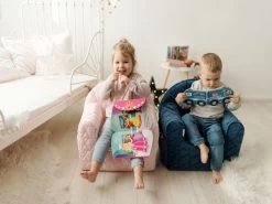 Albero Mio Velvet Roze Kinderfauteuil -Babywinkel Verkoop mamaloes velvet roze kinderfauteuil 3