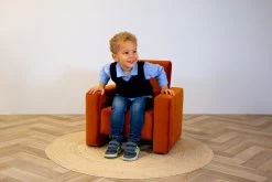 Ding Jamie Velvet Sienna Kinderfauteuil DI-34202 -Babywinkel Verkoop mamaloesding jamie