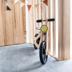 Mamatoyz Balance Bike Rood Houten Loopfiets MT06_R -Babywinkel Verkoop mamatoyz balance bike zwart houten loopfiets mt06 5