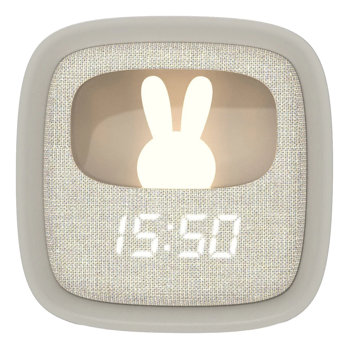 MOB Billy Grijs Klok En Nachtlampje BILLY-GR-01 3 MOB Billy Grijs Klok En Nachtlampje BILLY-GR-01