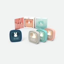 MOB Billy Grijs Klok En Nachtlampje BILLY-GR-01 9 MOB Billy Grijs Klok En Nachtlampje BILLY-GR-01 -Babywinkel Verkoop mob billy klok en nachtlampje sfeer 2 2