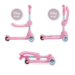 Momi Kiuru Pink 2-in-1 Step/Loopfiets HUBA00034 -Babywinkel Verkoop momi kiuru pink 2 in 1 step loopfiets huba00036 12