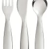 Munchkin Polish Silver 3-Delig Bestek Set 011211 -Babywinkel Verkoop munchkin polish 3 delig bestek set 011211 0