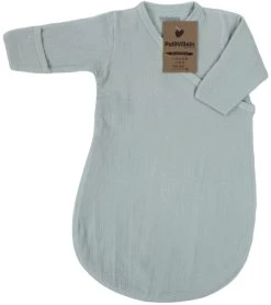 Petit Villain Hydrofiel Grijs 60cm Slaapzak Met Mouwen