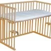 Amal II Piccolo Naturel Wieg Aan Bed Incl. Matras -Babywinkel Verkoop piccolo naturel beuken wieg aan bed