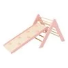 Luna Toys Roze Houten Klimrek Met Glijbaan LU-36974 -Babywinkel Verkoop pink pikler new 3 clipped rev 1