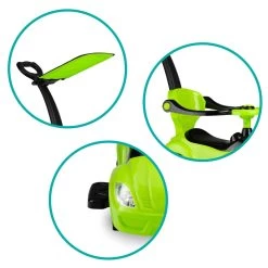 QKids Lolo Lime Green 2-in-1 Ride-on Loopauto QKIDS00007 -Babywinkel Verkoop qkids lolo lime green 2 in 1 ride on loopauto qkids00007 8